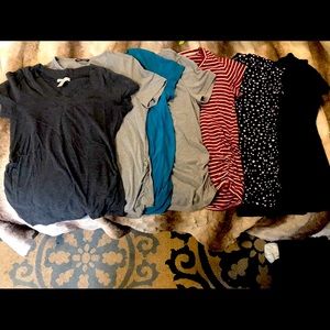 7 maternity t shirts.